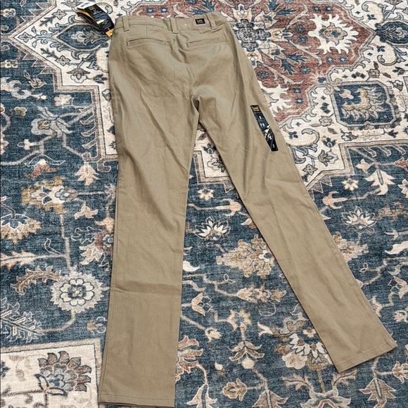Lee Uniforms 3 Original Skinny Leg Juniors Khaki Tan Pants - Picture 6 of 8
